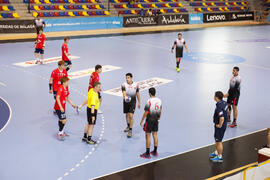 Partido Corea del Sur - Egipto. Categoría masculina. Campeonato del Mundo Universitario de Balonmano. Antequera. Junio de 2016