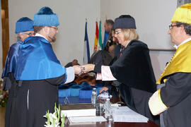 Investidura de nuevos doctores por la Universidad de Málaga. Paraninfo. Febrero de 2012