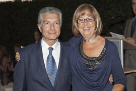Cena de gala con motivo al homenaje para los jubilados y personal que cumple 25 años de servicio en la Universidad de Málaga. Jardín Botánico. Junio de 2010