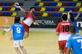 Partido Universidad del Miño - Universidad de Mármara. Categoría masculina. Campeonato Europeo Universitario de Balonmano. Antequera. Julio de 2017