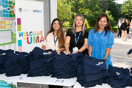 Stand de "Welcome to UMA". III Encuentro de Bienvenida para los participantes del "Buddy Program". Jardín Botánico. Octubre de 2019