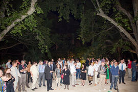 Asistentes al concierto del congreso TERENA Networking Conference 2009. Jardín Botánico-Histórico...