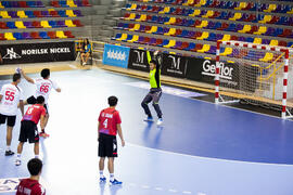 Partido Egipto - China Taipei. Categoría masculina. Campeonato del Mundo Universitario de Balonmano. Antequera. Julio de 2016