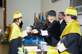 Investidura de nuevos doctores por la Universidad de Málaga. Paraninfo. Febrero de 2012