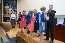 Graduación del curso del Aula de Mayores de la Universidad de Málaga. Paraninfo. Junio de 2017