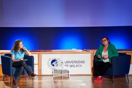 "Dialogando" con Clara Grima. Escuela de Ingenierías Industriales de la Universidad de Málaga. Mayo de 2024