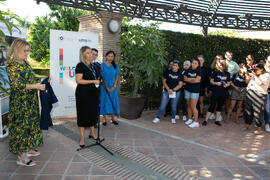 Presentación del III Encuentro de Bienvenida para los participantes del "Buddy Program". Jardín Botánico. Octubre de 2019