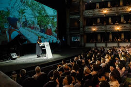 Conferencia inaugural. Apertura del Curso Académico 2019-2020 de la Escuela Técnica Superior de Arquitectura de la Universidad de Málaga. Teatro Cervantes. Octubre de 2019