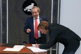 Toma de Posesión de Personal de Administración y Servicios de la Universidad de Málaga. Edificio del Rectorado. Febrero de 2019