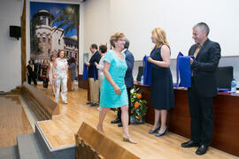 Graduación del curso del Aula de Mayores de la Universidad de Málaga. Paraninfo. Junio de 2017