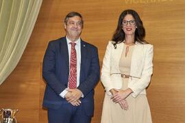 Toma de posesión de María Adela Checa Caruana como nueva Directora de Relaciones Institucionales de la Universidad de Málaga. Edificio del Rectorado. Abril de 2024