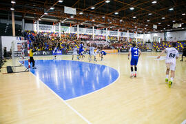 Partido Universidad de Suceava - Universidad de Duisburg-Essen. Categoría masculina. Campeonato Europeo Universitario de Balonmano. Antequera. Julio de 2017