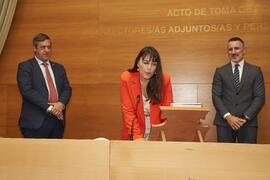 Toma de posesión de Natalia García Casares como nueva Delegada del Rector para las Relaciones en el Ámbito de la Salud de la Universidad de Málaga. Edificio del Rectorado. Abril de 2024