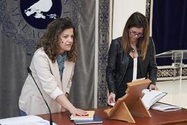 Toma de posesión de Ana Isabel Marín Guerrero como nueva asesora en materia de Calidad Docente de la Universidad de Málaga. Edificio del Rectorado. Abril de 2024