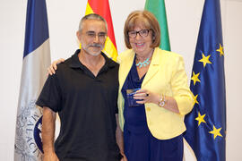Homenaje al personal que cumple 25 años al servicio de la Universidad de Málaga y personal jubilado. Paraninfo. Julio de 2014