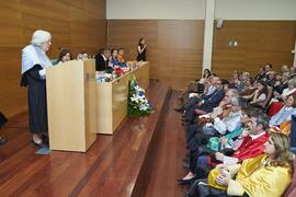 Laudatio de Asunción Rallo Gruss. Investidura como "Doctores Honoris Causa" de Antonio García Berrio y Pilar Palomo Vázquez por la Facultad de Filosofía y Letras de la Universidad de Málaga. Edificio del Rectorado. Junio de 2024