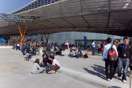 Descanso. 3º Congreso Internacional de Actividad Físico-Deportiva para Mayores de la Universidad de Málaga. Palacio de Ferias y Congresos de Málaga. Marzo de 2009