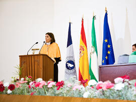 Investidura de nuevos doctores por la Universidad de Málaga 2010. Paraninfo. Enero de 2010