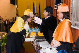 Investidura de nuevos doctores por la Universidad de Málaga. Paraninfo. Diciembre de 2009