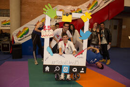 Jornadas de Puertas Abiertas de la Universidad de Málaga. Complejo Polideportivo Universitario. Abril de 2015
