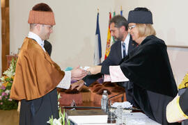 Investidura de nuevos doctores por la Universidad de Málaga. Paraninfo. Febrero de 2012