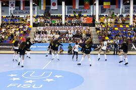 Número de baile. Ceremonia de apertura del Campeonato del Mundo Universitario de Balonmano. Antequera. Junio de 2016