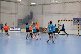 Partido Universidad de Aksaray - Universidad Radboud de Nijmegen. Categoría femenina. Campeonato Europeo Universitario de Balonmano. Antequera. Julio de 2017