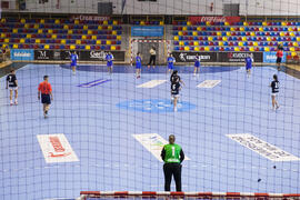 Partido Japón - Uruguay. Categoría femenina. Campeonato del Mundo Universitario de Balonmano. Antequera. Julio de 2016