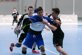 Partido Universidad de Barcelona - Universidad de Basilea. Categoría masculina. Campeonato Europeo Universitario de Balonmano. Antequera. Julio de 2017