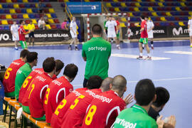 Partido Rusia - Portugal. Categoría masculina. Campeonato del Mundo Universitario de Balonmano. Antequera. Junio de 2016