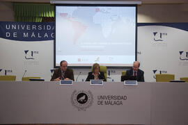 Mesa presidencial. Ceremonia de apertura del X Pleno del Consejo Universitario Iberoamericano (CU...