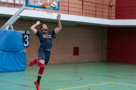 Partido UCAM - Universidad de Almería. Campeonato de España Universitario de Voleibol. Complejo Polideportivo Universitario. Abril de 2018