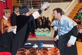 Investidura de nuevos doctores por la Universidad de Málaga. Salón de Actos de la Facultad de Derecho. Enero de 2013