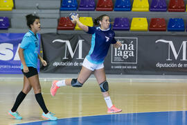 Partido Universidad de Málaga - Universidad de Aveiro. Categoría femenina. Campeonato Europeo Universitario de Balonmano. Antequera. Julio de 2017