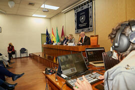 El CTI cubre el encuentro con la Ministra de Economía Nadia Calviño en la Facultad de Ciencias Ec...