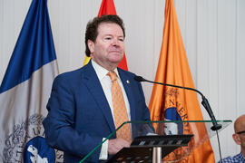 Discurso de Juan José Hinojosa. Presentación del Retrato de Honor de D. Eugenio José Luque Domínguez. Facultad de Ciencias Económicas y Empresariales. Junio de 2025