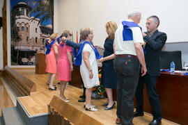 Graduación del curso del Aula de Mayores de la Universidad de Málaga. Paraninfo. Junio de 2017