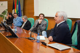 "Jornadas de columnismo de opinión. Encuentros en Málaga". Edificio del Rectorado. Enero de 2014
