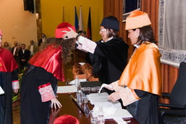 Investidura de nuevos doctores por la Universidad de Málaga. Paraninfo. Diciembre de 2009