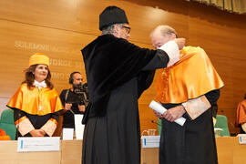 Investidura de Jorge Martínez-Vázquez como Doctor "Honoris Causa" por la Universidad de Málaga. Edificio del Rectorado. Julio de 2025