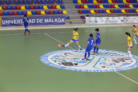Partido Brasil contra China Taipéi. 14º Campeonato del Mundo Universitario de Fútbol Sala 2014 (FUTSAL). Antequera. Julio de 2014