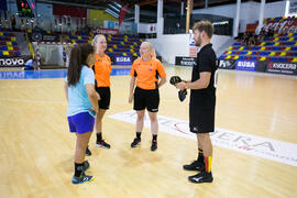 Partido Universidad de Aveiro - Universidad de Colonia. Categoría Femenina. Campeonato Europeo Universitario de Balonmano. Antequera. Julio de 2017