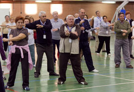 Taller de Tai Chi Chuan. 3º Congreso Internacional de Actividad Físico-Deportiva para Mayores de la Universidad de Málaga. Palacio de Ferias y Congresos de Málaga. Marzo de 2009