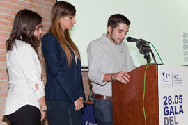 Gala del deporte de la Universidad de Málaga. Facultad de Ciencias de la Comunicación. Mayo de 2013