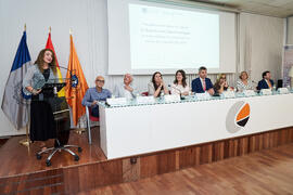 Intervención de Macarena Parrado. Presentación del Retrato de Honor de D. Eugenio José Luque Domínguez. Facultad de Ciencias Económicas y Empresariales. Junio de 2025