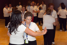 Taller de Baile de Salón. 3º Congreso Internacional de Actividad Físico-Deportiva para Mayores de la Universidad de Málaga. Palacio de Ferias y Congresos de Málaga. Marzo de 2009