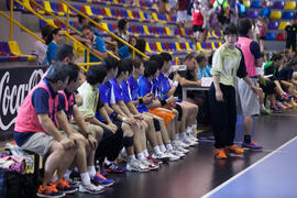 Partido Japón - Uruguay. Categoría femenina. Campeonato del Mundo Universitario de Balonmano. Antequera. Julio de 2016