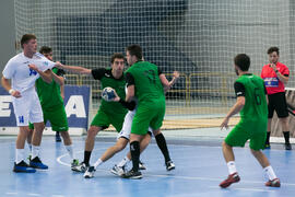 Partido Universidad de Split - Universidad de Oporto. Categoría masculina. Campeonato Europeo Universitario de Balonmano. Antequera. Julio de 2017