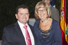 Cena de gala con motivo al homenaje para los jubilados y personal que cumple 25 años de servicio en la Universidad de Málaga. Jardín Botánico. Junio de 2010