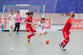 Partido Rusia contra Costa Rica. 14º Campeonato del Mundo Universitario de Fútbol Sala 2014 (FUTSAL). Antequera. Julio de 2014